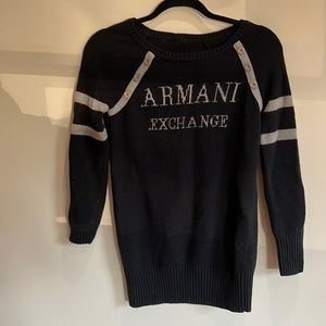 Armani Exchange black sweater